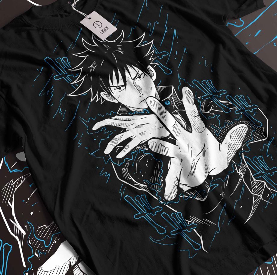 Megumi Fushiguro T-shirt Jujutsu Kaisen Gojo Satoru Horror Gift Shirt All Sizes