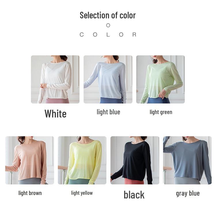Elegant Backless Long Sleeve Yoga Tops for Women - Perfect for Spring & Autumn Fitness and Dance