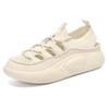 Scarpe da ginnastica da donna a rete traforata per primavera ed estate con suola spessa, taglie grandi, scarpe da corsa per esterni