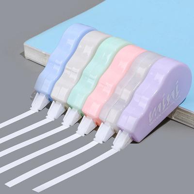 6Pcs/Set Portable Tape Eraser Reusable Durable Flower Print Correction