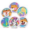 Round Frame Unicorn Diamond Painting Kit: Creative DIY Children's Handmade Sticker Art with Frame