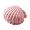 Toilet Creative Seashell Portable Double-layer Drainage Soap Box Soap Box