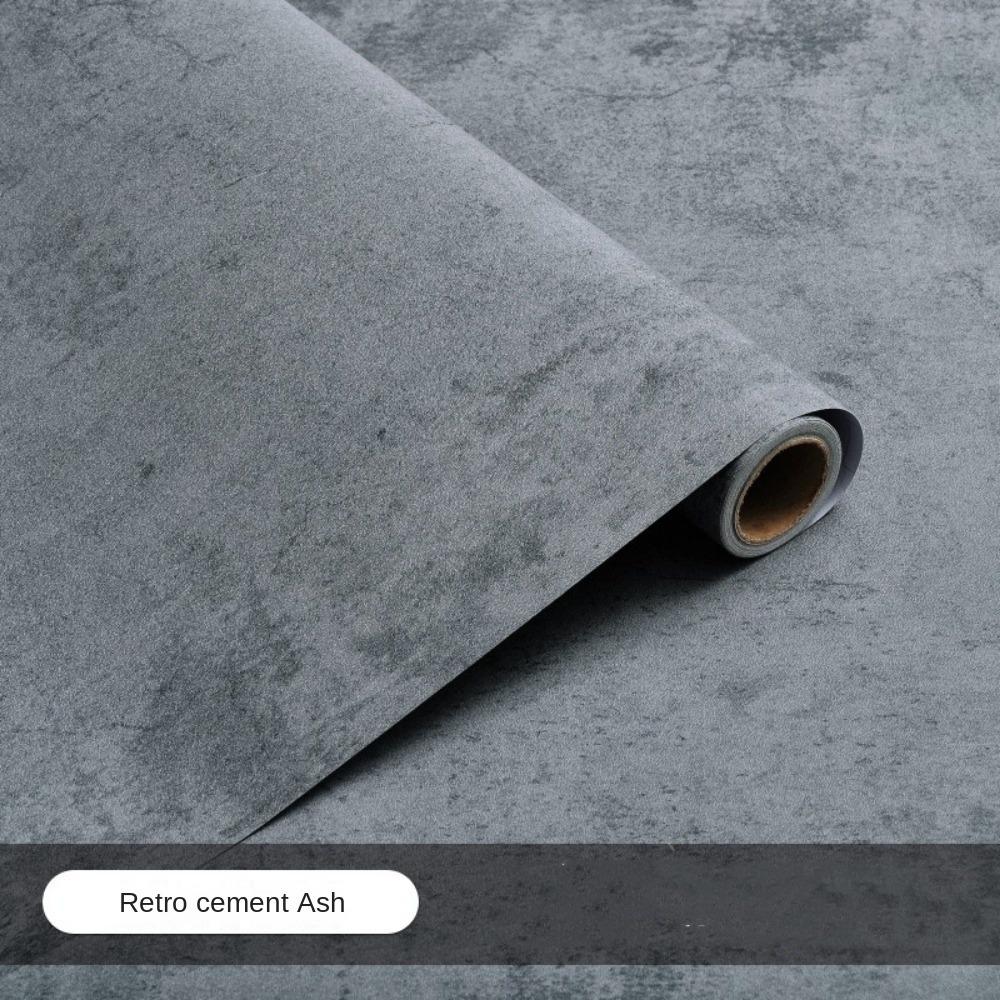 

Retro 60cm Floor Sticker PVC Self-adhesive Ceramic Tile Sticker Waterproof Thicken Wall Contact Paper Floor Home Decor