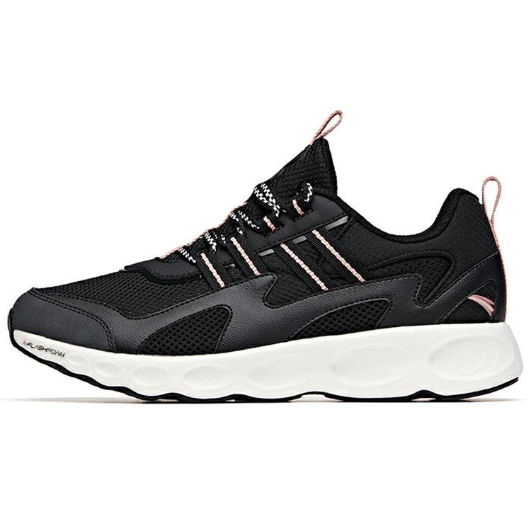 

Anta Lightweight Shock Absorbing Running Shoes Women Sneakers Black White 922025567-3