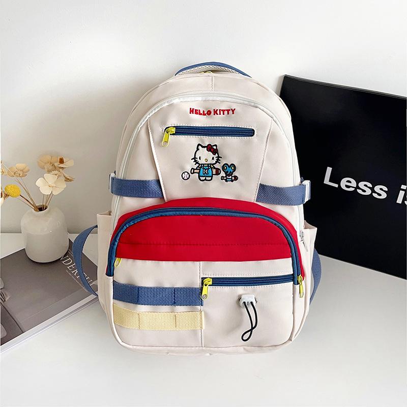 Schoolbag College Style High Value Backpack Versatile Japanese Junior High School Girls Backpack College Student Simple Large Capacity School Bag