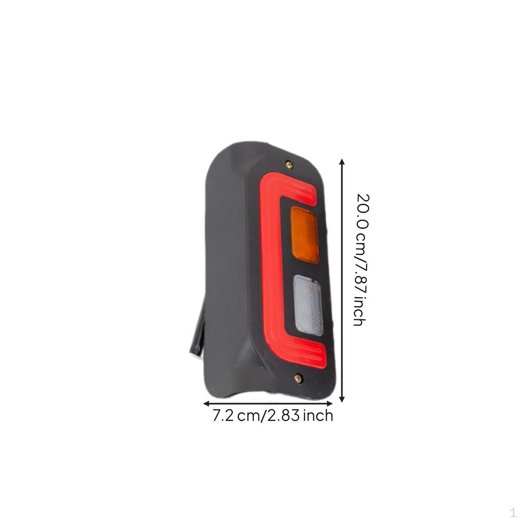 Electric Tricycle Lightemitting Diode Rear Turn Light, 1260V Brake Light 2Section 13.5x6.5cm 4860V