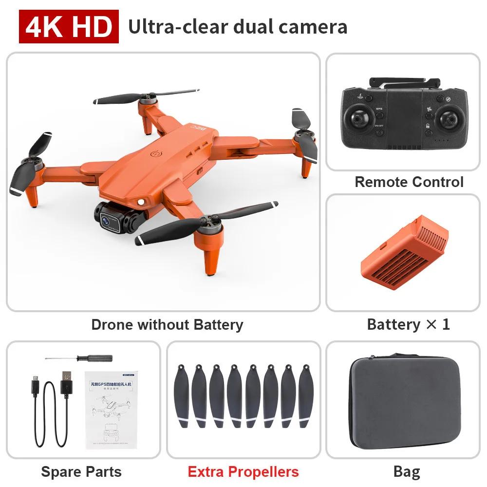 New L900 Pro GPS Drone 4K Professional HD Dual Camera 5G Wifi Photography Brushless Foldable Quadcopter RC Distance 1.2KM Drone Toy