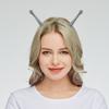 Light Up Antenna Headband Costume Cosplay Accessories Alien Headdress Cosplay Wear Gift for Teens Masquerade
