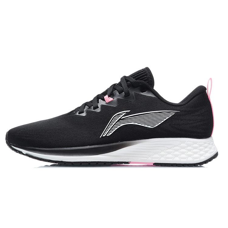 

new LiNing Red Hare 4 Durable Breathable Low Top Running Shoes Women s Black 36