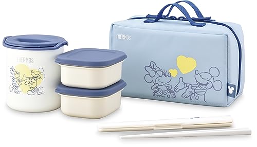 

Thermos DBQ-256DS BLY Thermal Bento Box, Approx. 0.6 Pieces, Disney Blue Yellow
