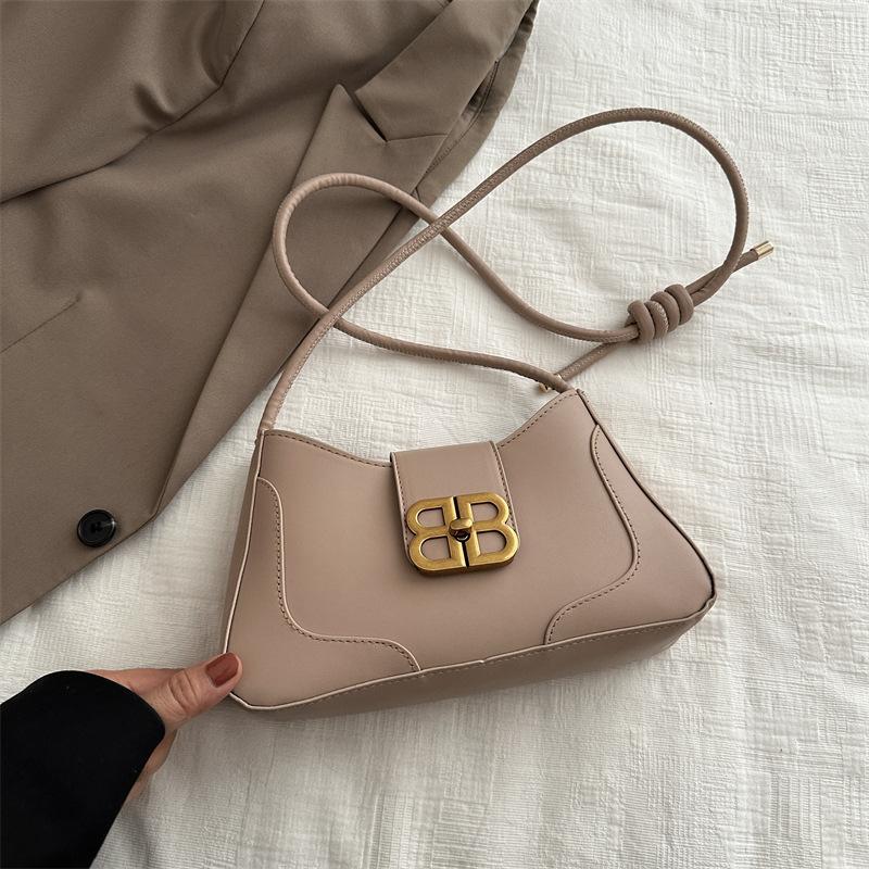 

2025 early spring new simple retro large-capacity bag women s fashion trend casual shoulder messenger bag women s bag tide хаки