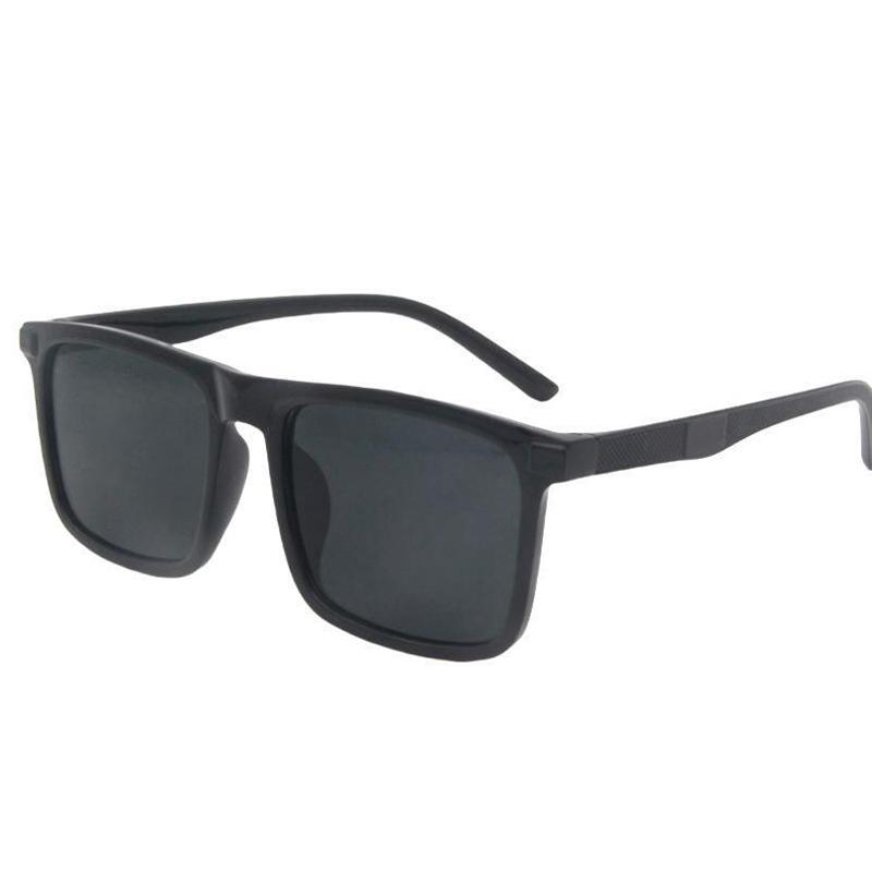 Black Leopard Square Frame Anti Blue Ray Polarized Sunglasses for Men and Women Outdoor Fishing Driving