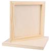 Toile à Peindre - Creative Deco 8 - 25 x 25 cm - Bois Naturel - Contreplaqué - Chassis Vierge