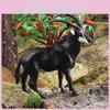 Wild Animal Antelope Elk Horned Horse Model Ornament For Educational Toys And Imaginative Play