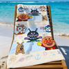 Cartoon A-Anpanman Towel Quick Drying Beach Towels Are Suitable For Swimming Pools Camping Yoga And The Gym