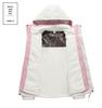 Unisex Windproof & Waterproof 3-in-1 Jacket with Detachable Fleece Liner for Mountaineering