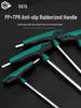 SATA T-Handle Hex Key Set: 2-10mm Inner 6-Point Screwdriver Tools