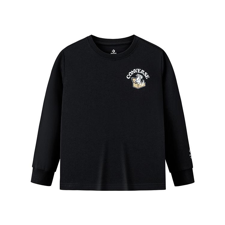 Converse Kids T Shirts Crew Neck Moderate CV2612748 (4)110/52