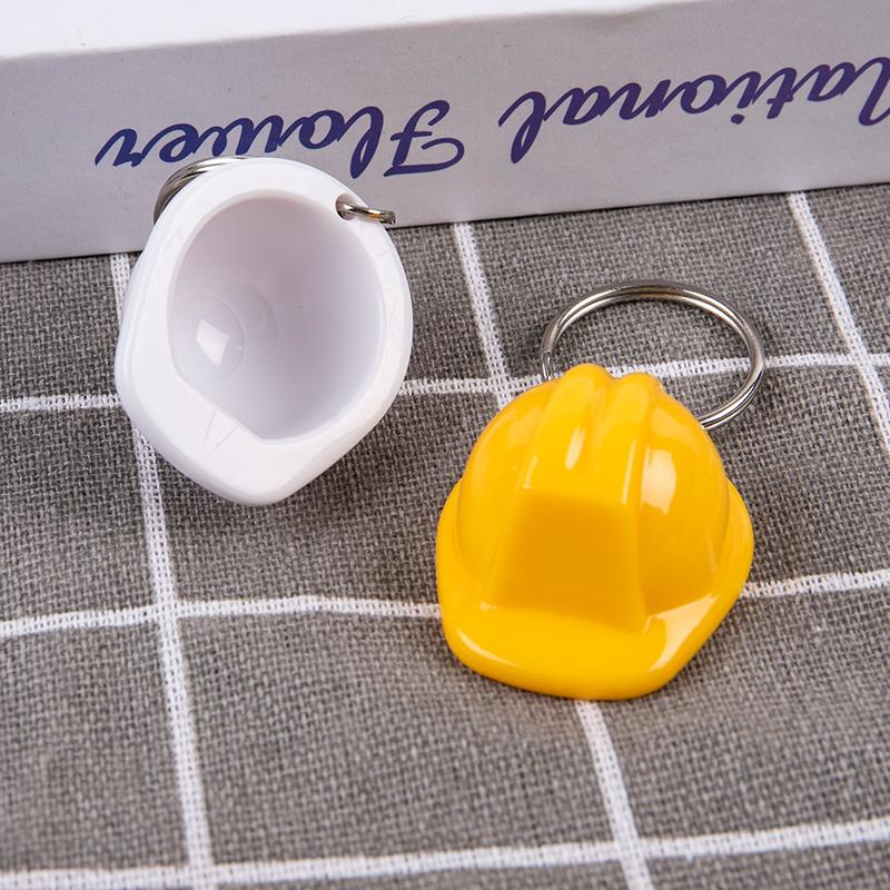 Helmet Hard Hat Keychain Holiday Creative Safety Helmet Keying Jewelry Gift