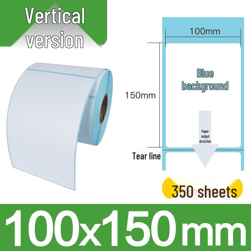100x100x150 Durable Thermal Waybill & Barcode Label Paper