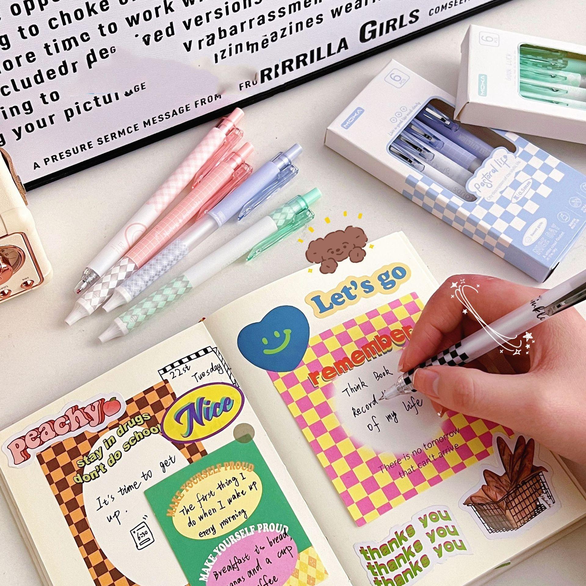 Набор из 6 гелевых ручек для шахматной доски — фото 10