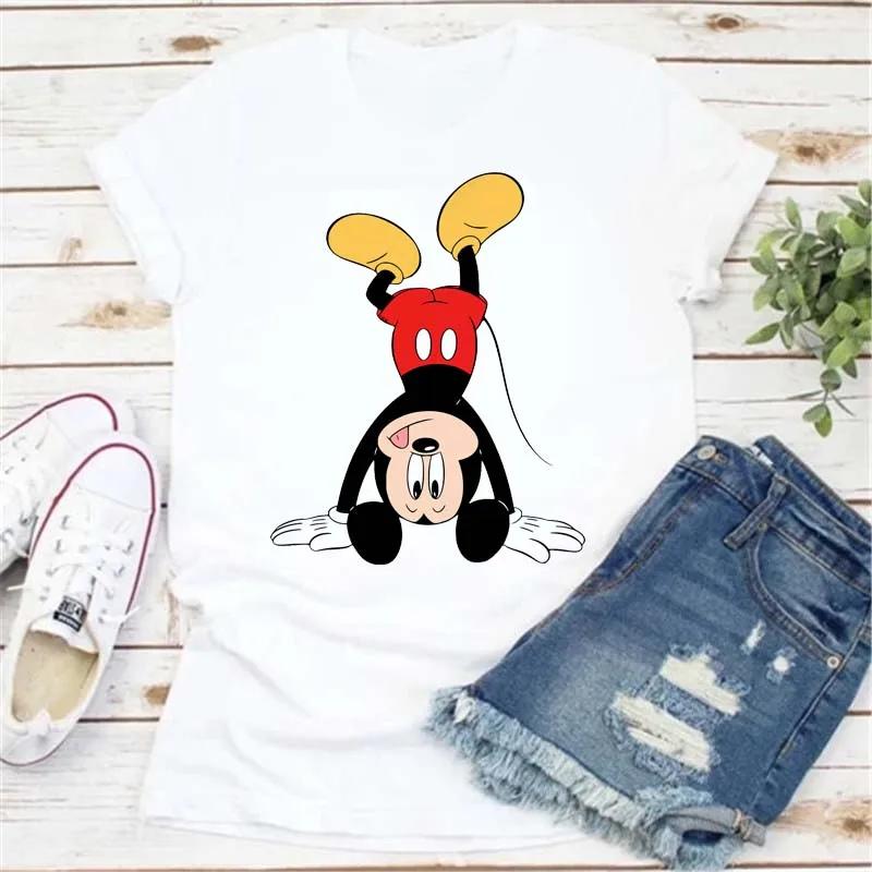 Oversized Unisex T Shirts Cartoon Print Ladies Clothes Cute T Shirts Short Sleeve Tops Y2k Harajuku