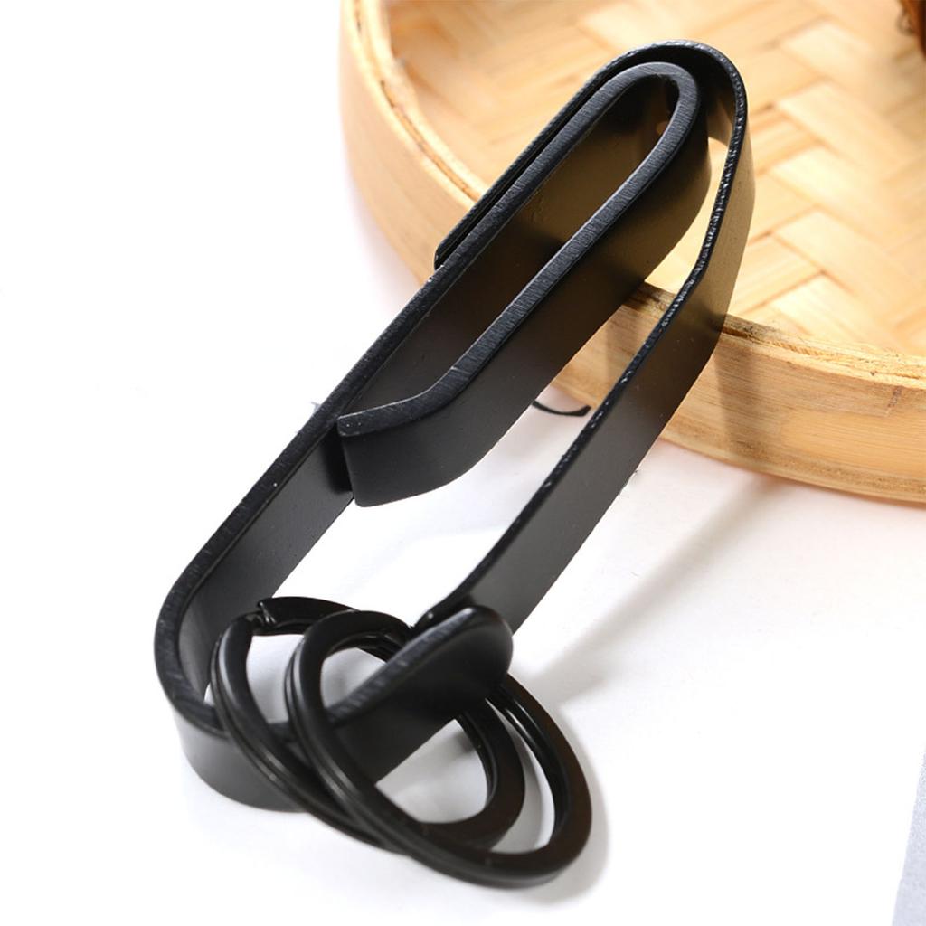 Belt Key Holder Quick Release Stainless Steel Duty Belt Key Clip with Key Ring for Police Law Enforcement