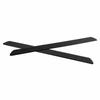 2x 49CM Carbon Fiber Car Scuff Plate Door Sill Cover Panel Step Protector Guard