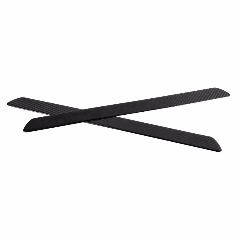 2x 49CM Carbon Fiber Car Scuff Plate Door Sill Cover Panel Step Protector Guard