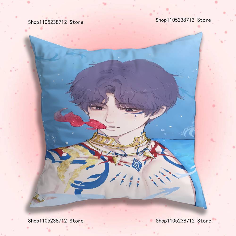 

Hot Game L-Love and D-Deepspaces-S Pillow Case Cushion Cover Home Decor Birthday Gift Pillowcover 12x12Inch