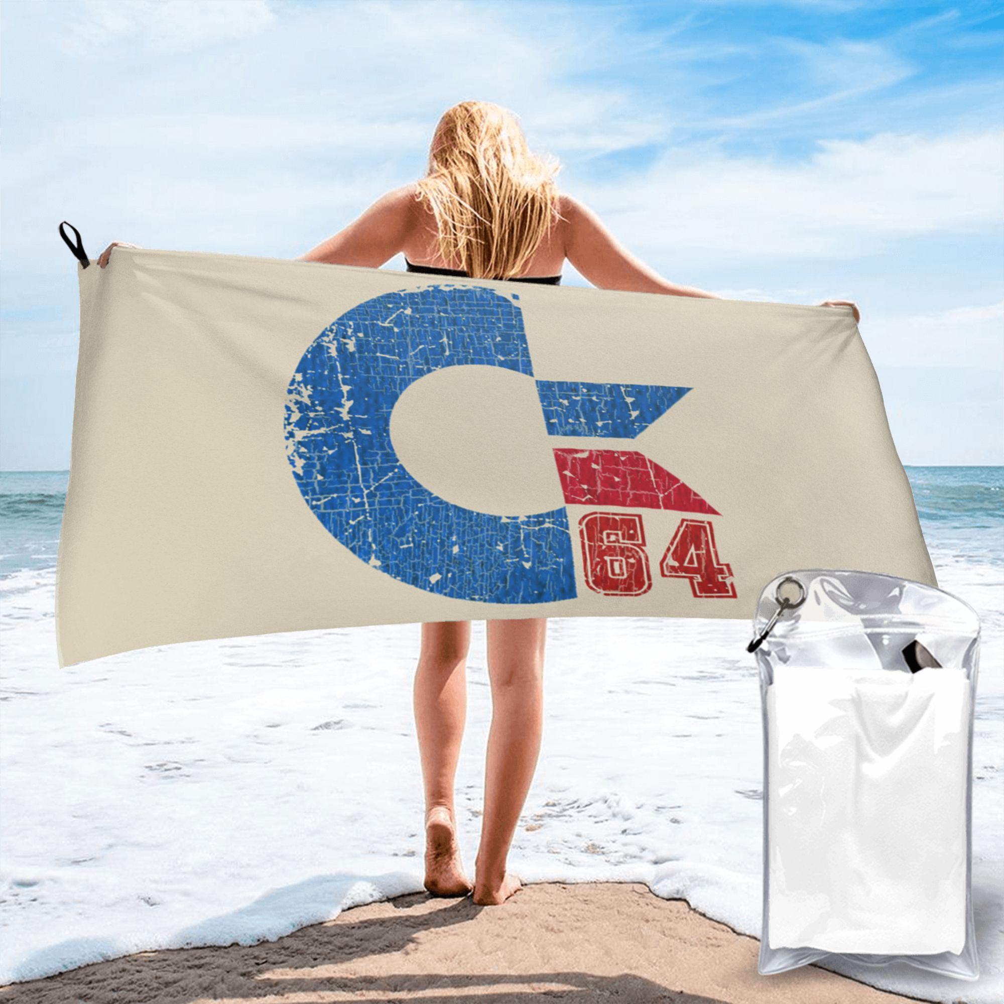 

Commodore Circuits Amiga Logo Beach Towel Soft Microfiber Quick Dry Absorbent Quick Towels For Pool W30*H60(CM)