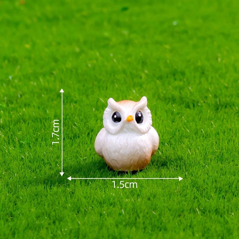 Moos Mikrolandschaft Zauberwald Eule Baum Marke Gartendekorationszubehör Mini Ornamente