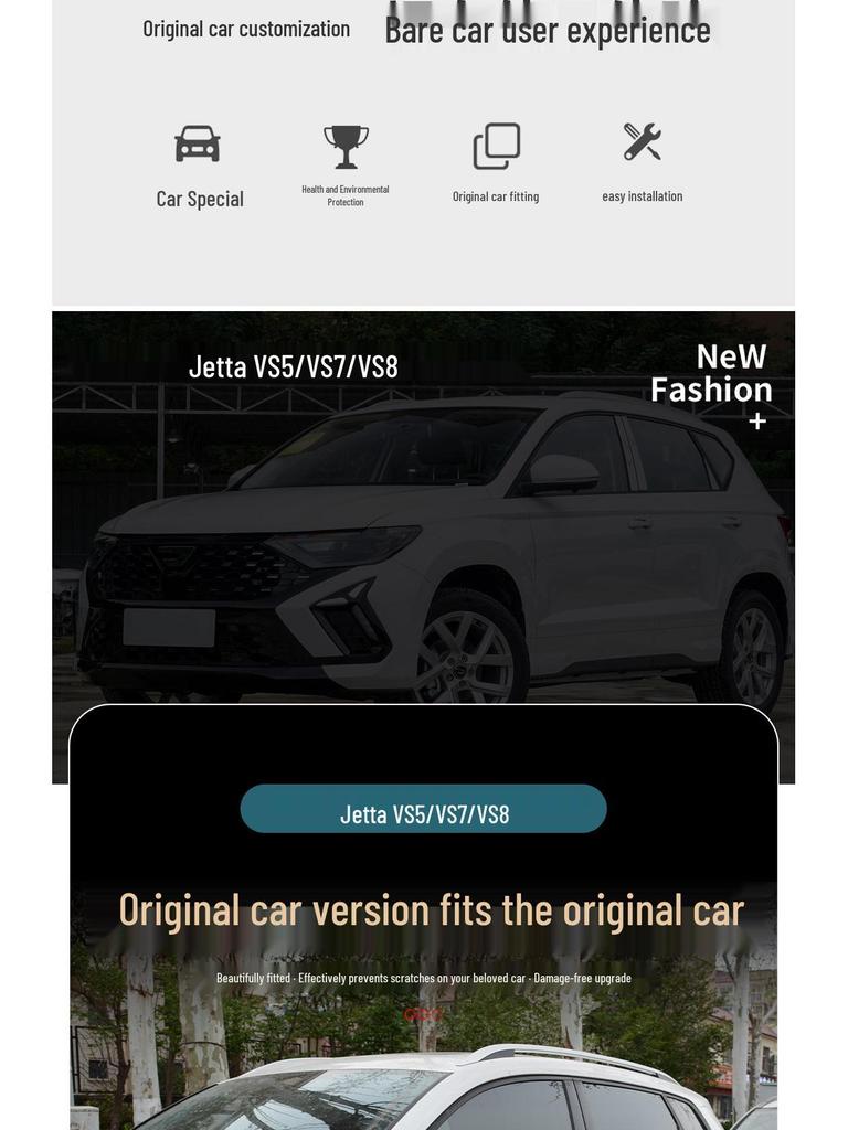 Jetta VS Series Mirror Cover - Bull Horn Design for Rearview & Reversing Mirror Protection