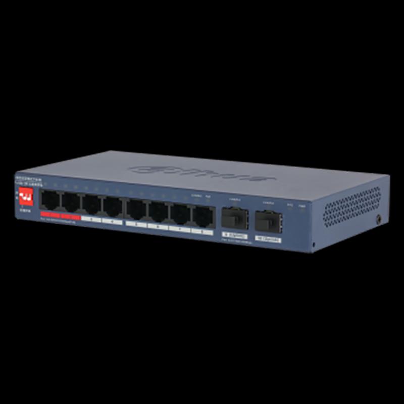 Dahua DH-S3800C-8GT2GF-110 8-Port Cloud-Managed Layer 2 PoE Switch