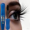 8D Mascara Langhaltend Wasserdicht Schwarz Wimperntusche zum Biegen, Schnelltrocknend, Volumenverleihend & Glättend, Klumpenfrei, Wischfest Eyeliner Geschenk für Frauen