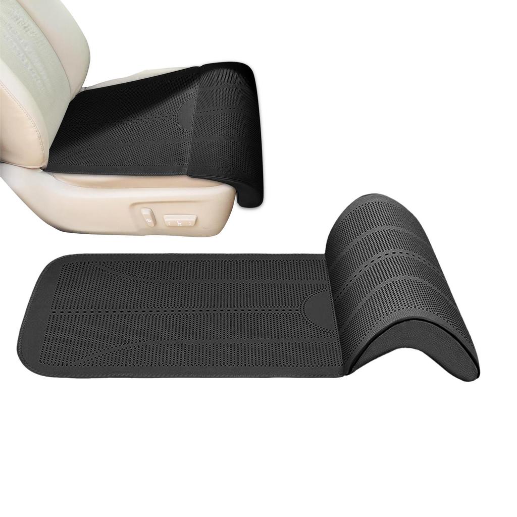 PU Leather Car Seat Leg Extender Car Leg Support Pillow Cushion Universal Adjustable Automotive Knee Rest Mat Cushion