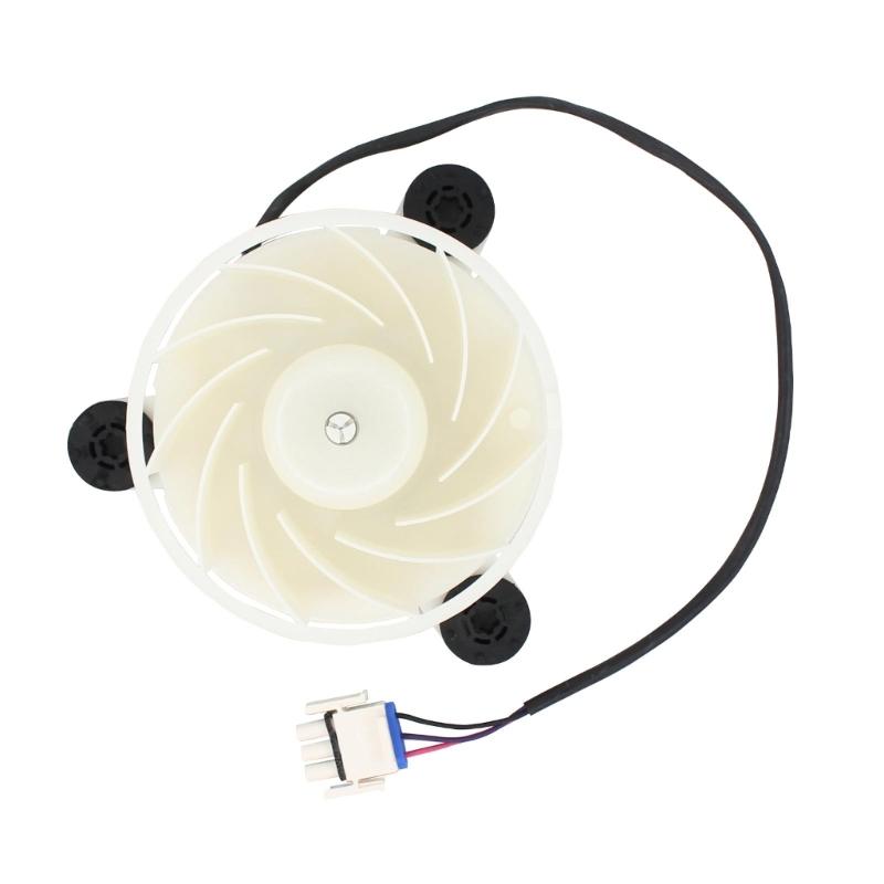 Тихий вентиляторный узел холодильника для замены WR60X35365 Прецизионный компонент охлаждения Мотор вентилятора конденсатора морозильной камеры Долговечный 1
