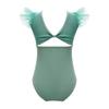 Toddler Girl's Ruffle Short Sleeve Leotard for Dance Gymnastics Ballet Leotard Jumpsuit