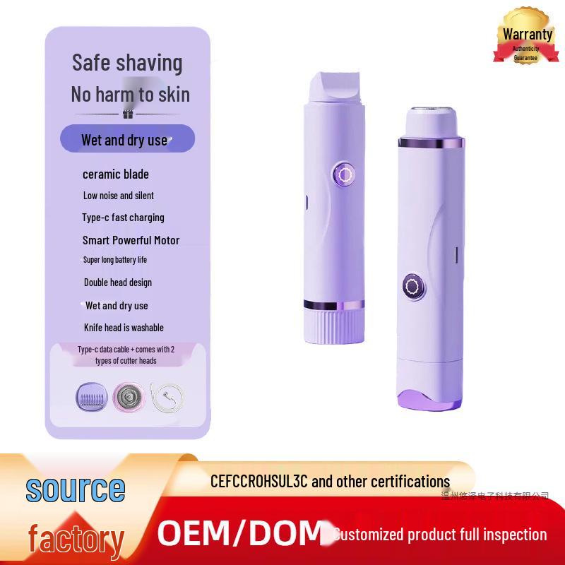 

Unisex Electric Hair Remover & Trimmer: Bikini, Armpit, Leg Use, Wet/Dry, Rechargeable, Waterproof