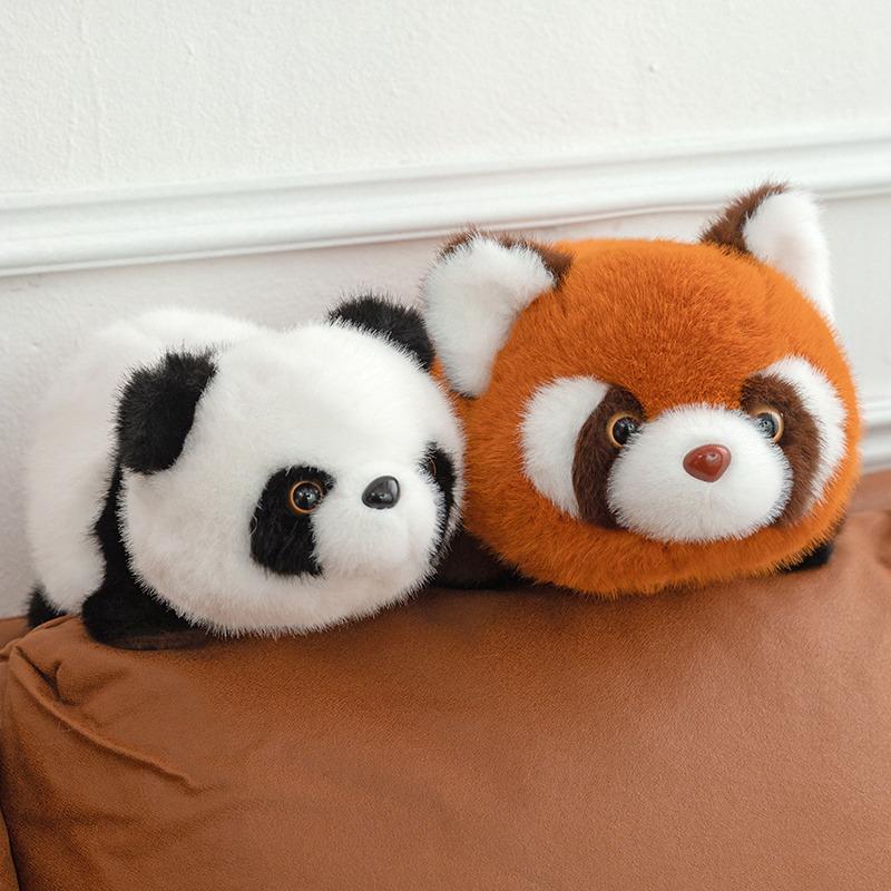 

Panda Turns Into Raccoon Plush Toy Christmas Gifts for Kids 25cm