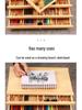 Mehrschichtige Kiefernholz-Kunstbedarf-Aufbewahrungsbox - Handliche Schublade für Bleistifte, Pinsel und Kalligrafie-Werkzeuge
