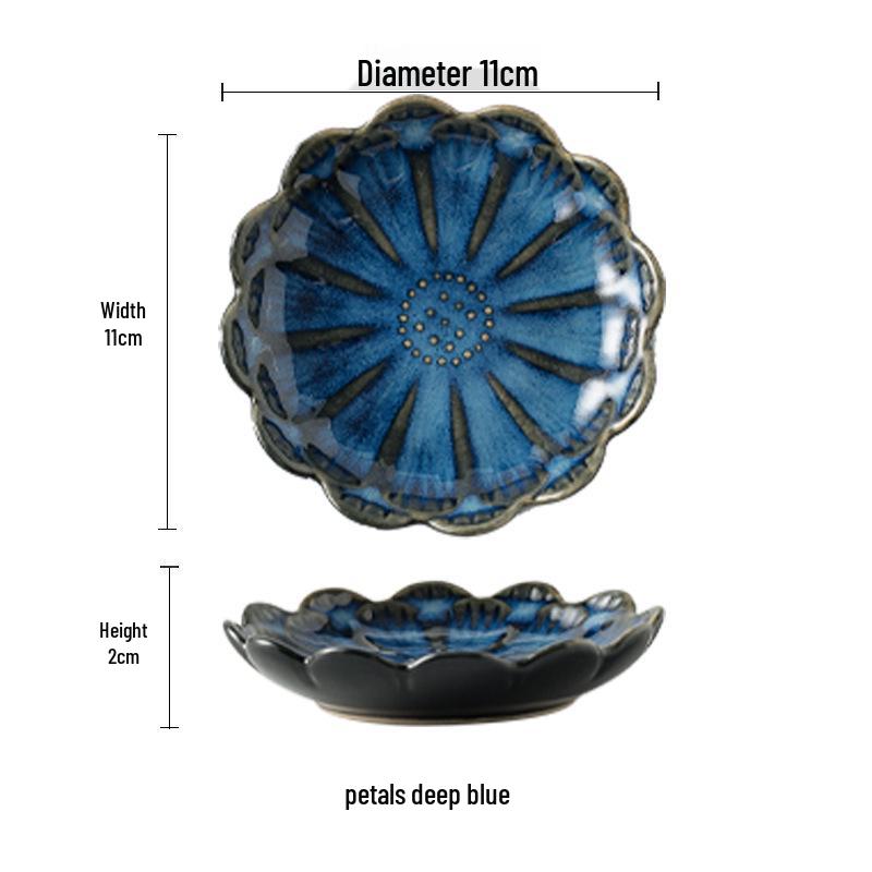 Lotus Leaf Ceramic Jewelry Tray - Decorative Home Ornament.