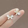 Butterfly Brooch, Women's Exquisite Mini Cat's Eye Stone Collar Anti-glare Clasp, Invisible Leak-proof Summer Fixed Clasp