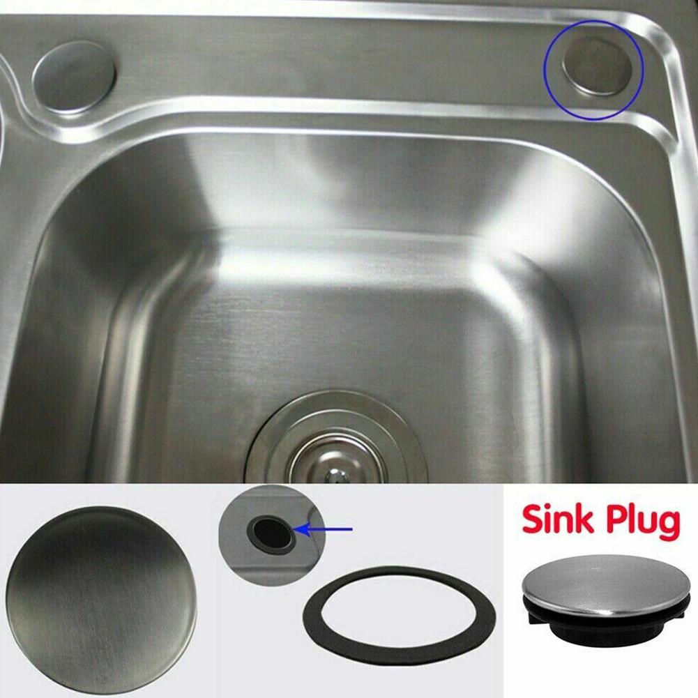 Sink Cover Sink Tap Hole Stainless Steel Stopper 45mm