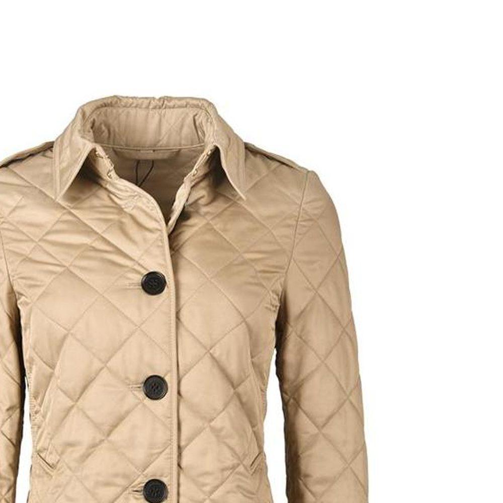Burberry Women's Diamond Quilted Jacket Beige 80658721