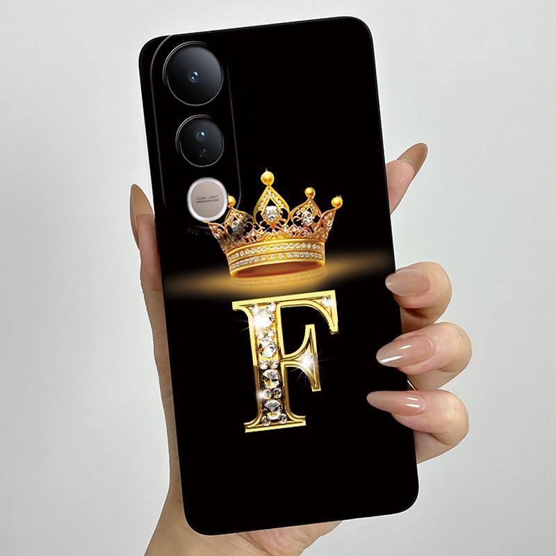 For Vivo V50 Lite 5G Case Luxury Letters Couple Silicone Soft Phone Cases For Vivo V50 V50Lite 5G Camera Protection Back Cover