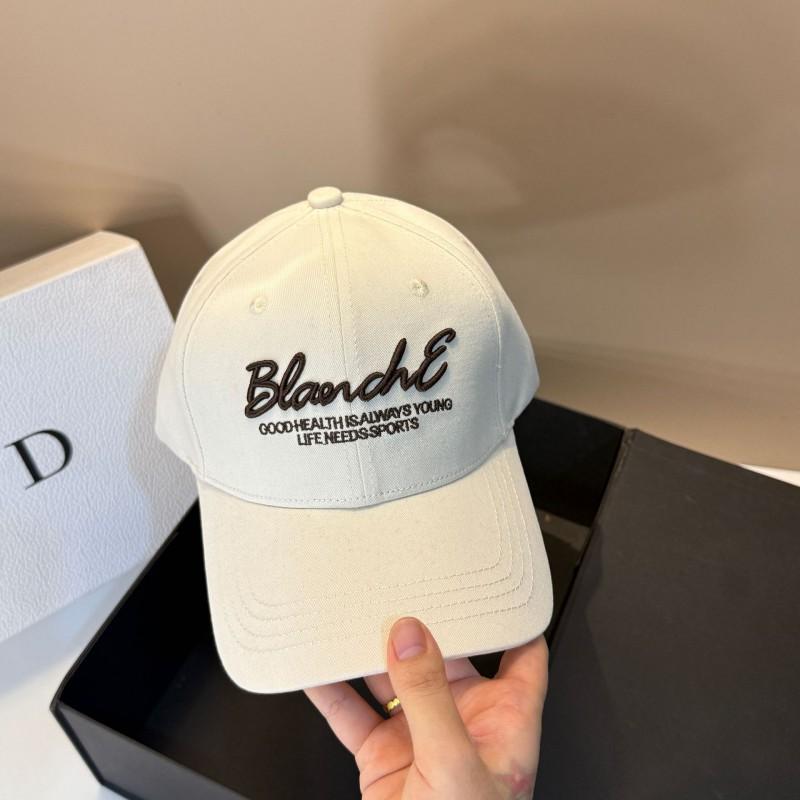 High-Quality Embroidered B Letter Baseball Cap Outdoor Slim Face Sun Hat Lightweight Couple