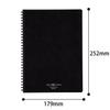 KOKUYO Soft Ring 80 Notebook, Natural, pages, Semi-B5 size, A-ruled, Black, Su-SV608A-D