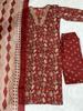 Women's Designer Party Wear Kurta Pant Dupatta Set Indian Pakistani  Kurti Salwar Kameez