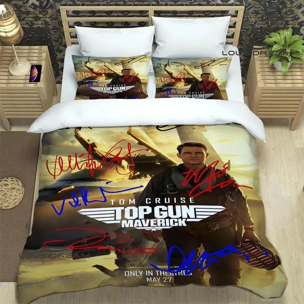 

Comforter Movie Top Gun Printed Bedding Sets Exquisite Bed Supplies Set Bed Comforter Set Bedding Set Luxury Birthday Gift Comforter (quilt)-EU Single(135*200cm)3pcs